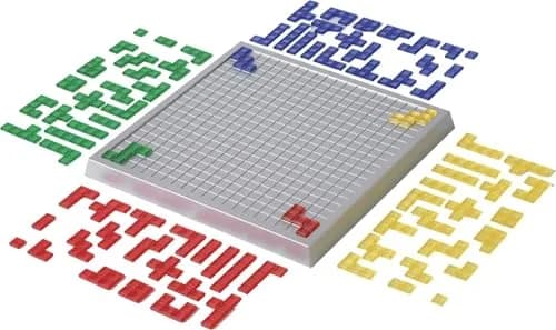 Mattel Games Blokus XL Board Game | Oversized Pieces for Easy Grip & Strategy (2-4 Players) thumbnail 3