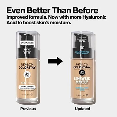 Revlon ColorStay Liquid Foundation SPF 20, 400 Caramel 29.57ml (1 fl oz) | Natural Finish for Normal & Dry Skin thumbnail 8