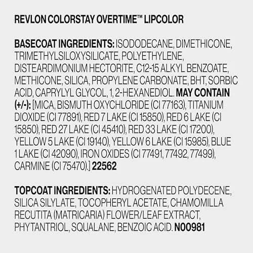 Revlon ColorStay Overtime Lipcolor, 370 Everlasting Rum | Long Lasting, Transfer-Proof Lipstick with Vitamin E (70-120 chars) thumbnail 7