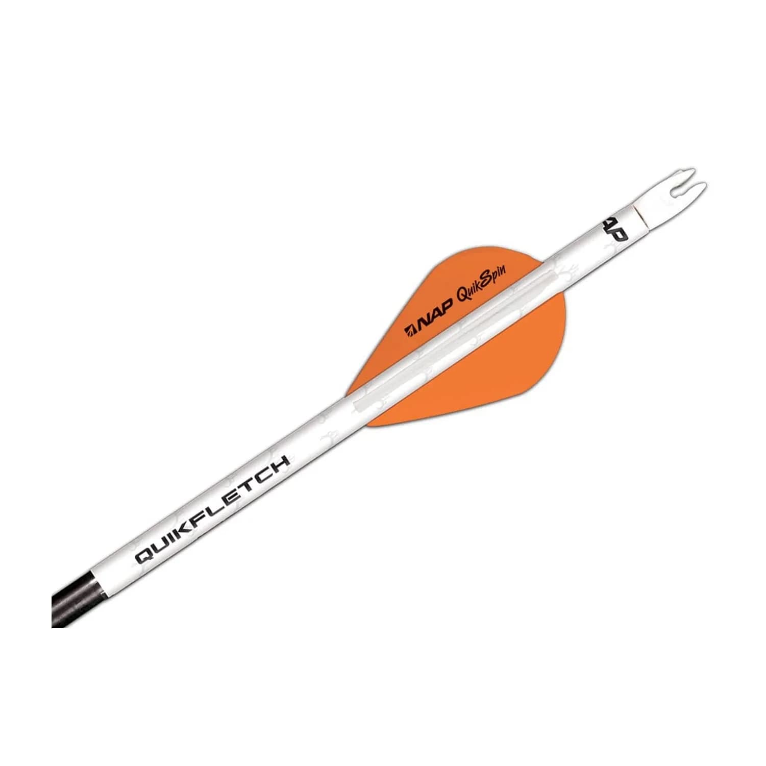 New Archery Products Quikfletch Quikspin 2" 3-Vane Stabilizing Fletching 6-Pack | Easy Arrow Building for Compound Bows