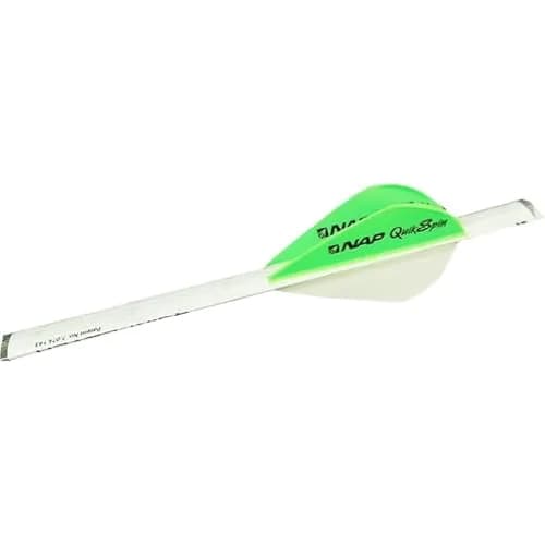 New Archery Products Quikfletch Quikspin 2" 3-Vane Stabilizing Fletching 6 Pack | Easy Arrow Fletching System thumbnail 2