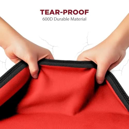 HOLDN’ STORAGE Premium Wrapping Paper Storage Container - Durable 600D Tear-Proof, Fits 27 Rolls Gift Wrap, Extra Pockets for Ribbons & Bows, Underbed Storage thumbnail 9