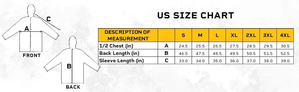 Custom Leathercraft Rain Wear R105L PVC Trench Coat Large Yellow | Heavy Duty Waterproof Raincoat thumbnail 4