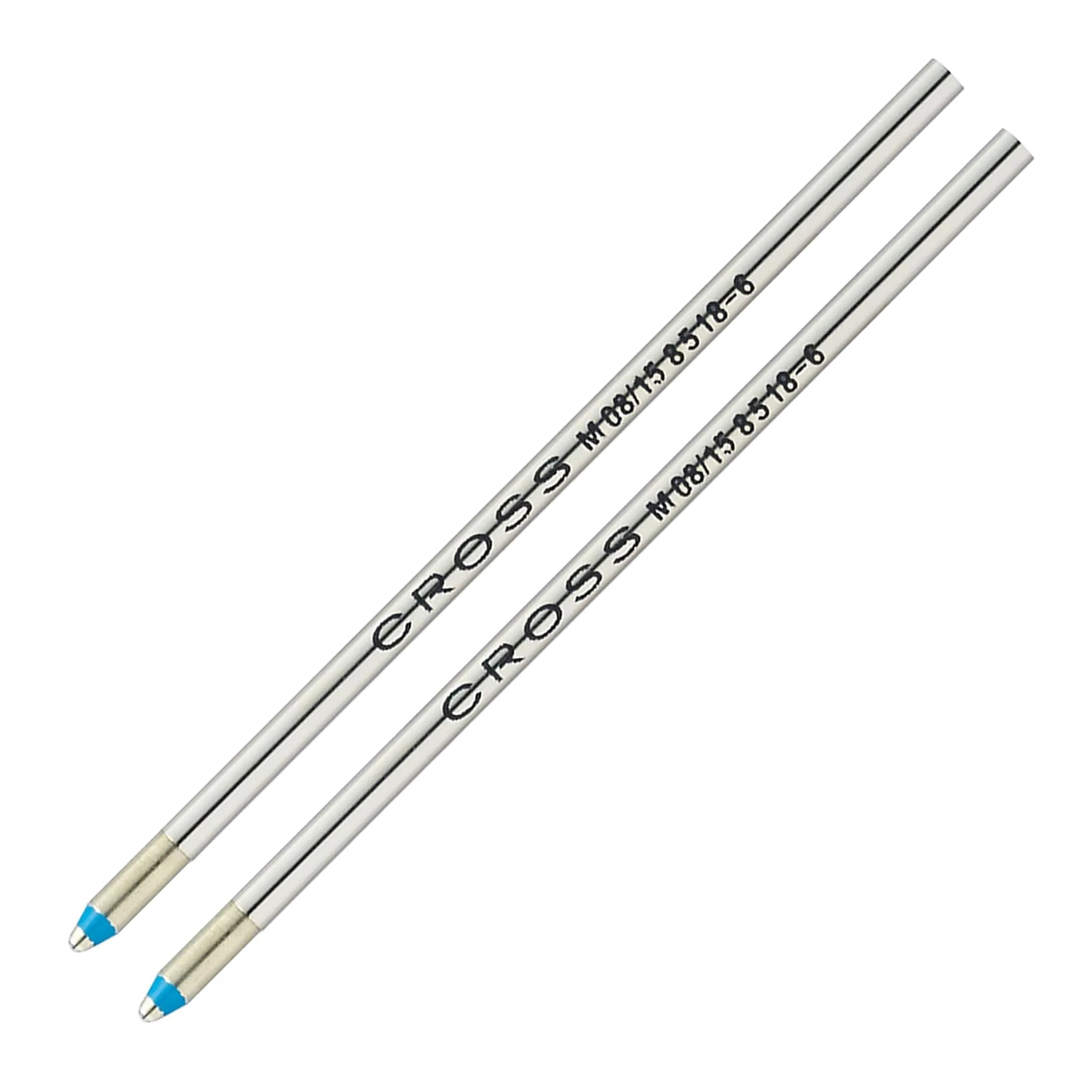 Cross Mini Ballpoint Pen Refill, Blue, Medium Point, 2-Pack Set | Smooth Ink Flow, Fade-Resistant - main product image