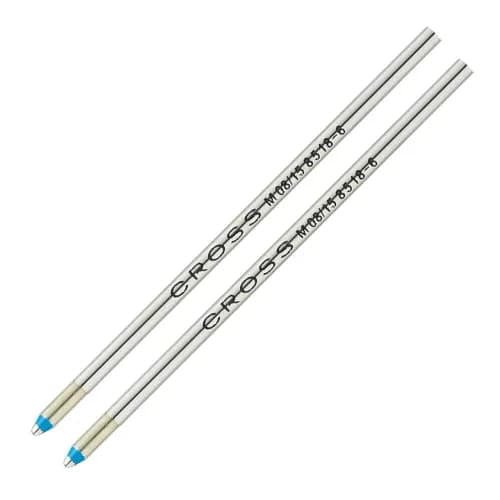 Cross Mini Ballpoint Pen Refill, Blue, Medium Point, 2-Pack Set | Smooth Ink Flow, Fade-Resistant thumbnail 1