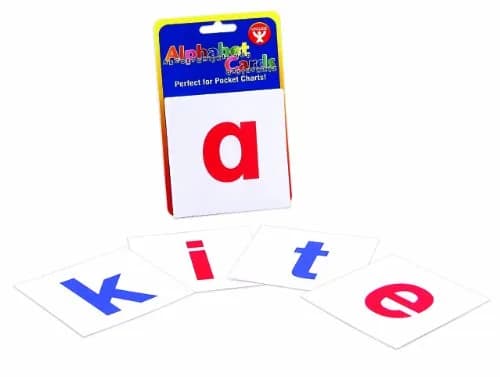 Hygloss Alphabet Flashcards Lowercase Letters 7.6cm (3") | Literacy Learning Card Kit thumbnail 1