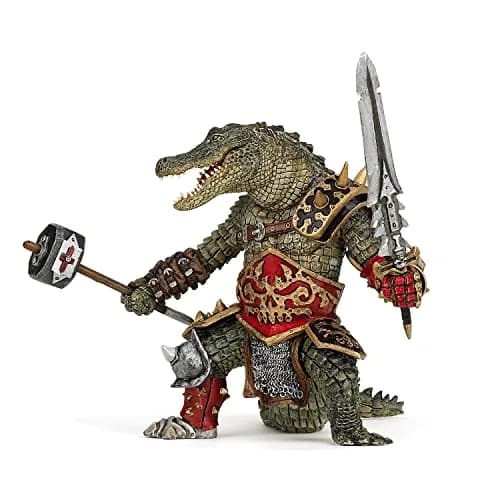 Papo Green Mutant Crocodile Figurine | Fantasy Collection Kids Toy Ages 3+ thumbnail 1