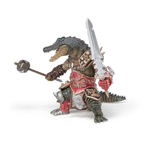 Papo Green Mutant Crocodile Figurine | Fantasy Collection Kids Toy Ages 3+ thumbnail 3