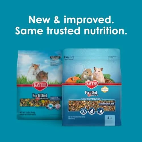Kaytee Forti-Diet Pro Health Nourish+Protect Hamster & Gerbil Food 3 Pound | Supports Digestive & Immune Health thumbnail 2