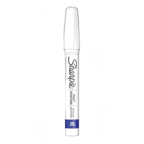 Sharpie Oil-Based Paint Marker, Medium Point, White, 1-Count | AP Certified Non-Toxic thumbnail 2