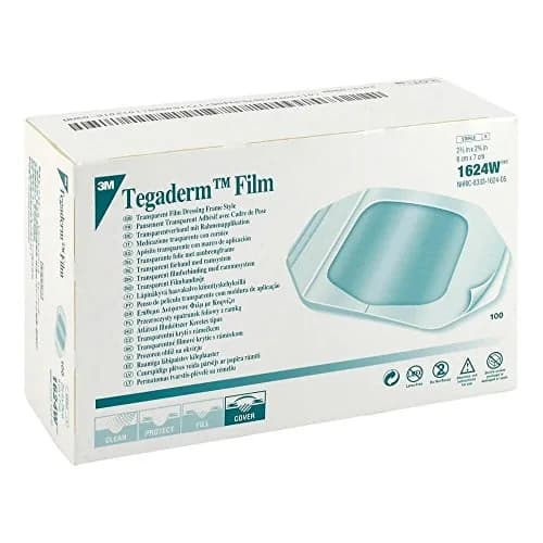 3M Tegaderm 1624W Transparent Film Dressing 6cm x 7cm | Waterproof, Sterile, Breathable, Latex-Free thumbnail 2
