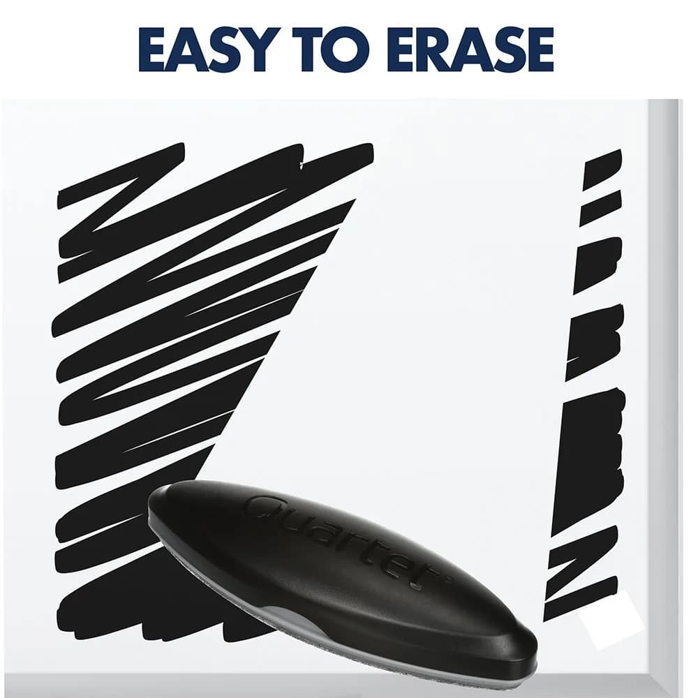 Quartet EnduraGlide Dry Erase Markers, Fine Tip, Black, 12 Count (Pack of 1) | Smooth Ink Flow - view 3