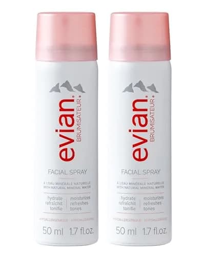 BRUMISATEUR Evian Facial Spray 100ml (3.4 Fl Oz) | Hydrating Mineral Water Mist for Face & Skin thumbnail 1