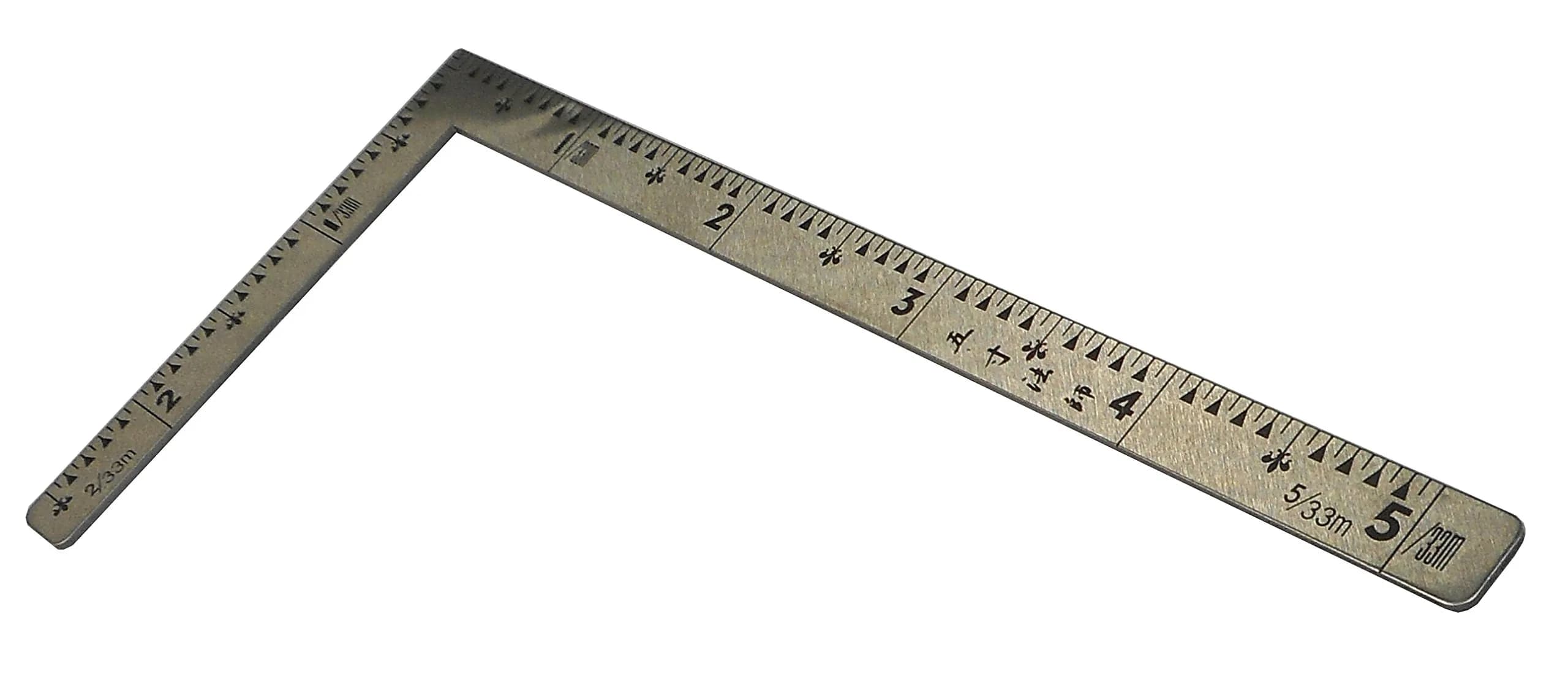 Shinwa Sokutei 3D Stainless Steel Ruler 7.5 cm (3 Inches) | Precision Measuring & Cutting Tool — 5 x 2.5 Inch