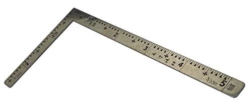 Shinwa Sokutei 5 x 2.5 Inch Stainless Steel Ruler | Precision Measuring Tool for Crafts and Layouts thumbnail 1