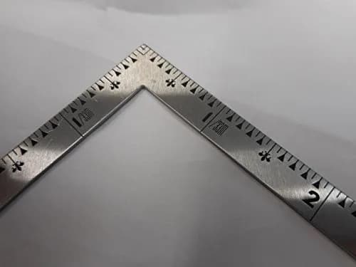 Shinwa Sokutei 5 x 2.5 Inch Stainless Steel Ruler | Precision Measuring Tool for Crafts and Layouts thumbnail 3