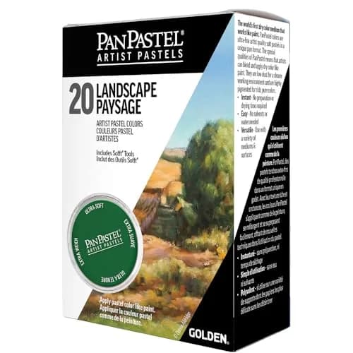 PanPastel Landscape Set 20 Colors 9ml Each | Professional Artist Pastels with Sofft Tools thumbnail 1