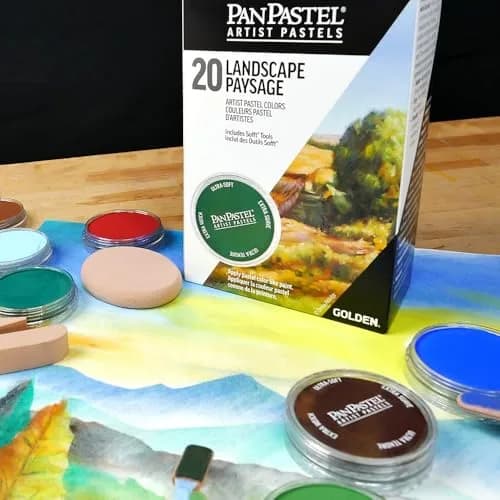 PanPastel Landscape Set 20 Colors 9ml Each | Professional Artist Pastels with Sofft Tools thumbnail 2
