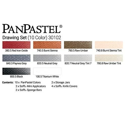 PanPastel Artist Pastels Drawing Set 10 Color | Professional Artist Pastels Unique Pan Format thumbnail 3