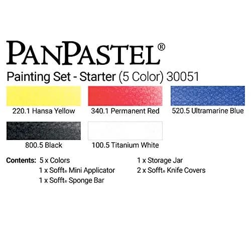 PanPastel Artist Pastels Starter Set 5 Color 90g (3.17oz) | Professional Artist Pastels thumbnail 3