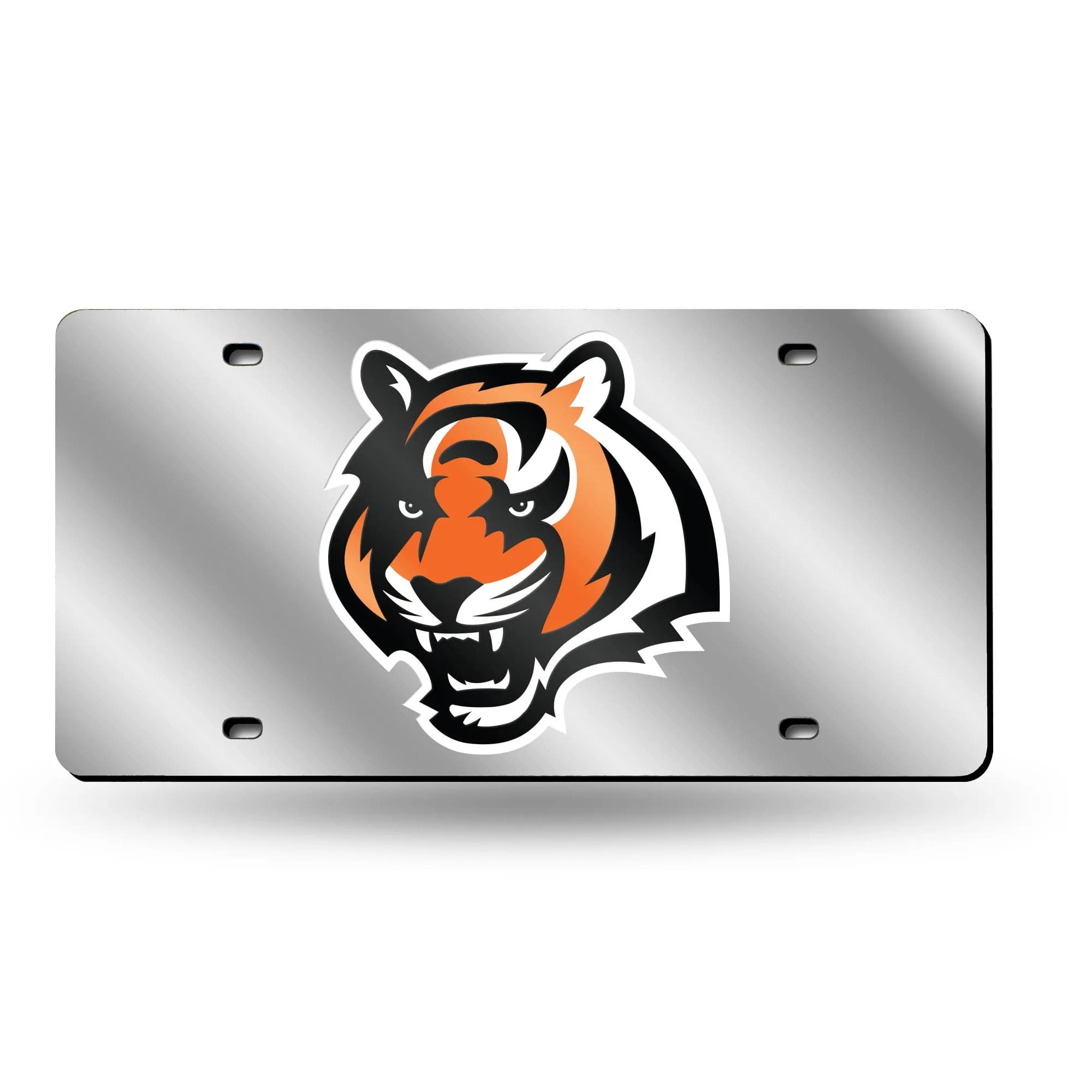 Rico Industries Cincinnati Bengals Laser Tag License Plate 6x12" | Durable Acrylic, Officially Licensed, Made in USA