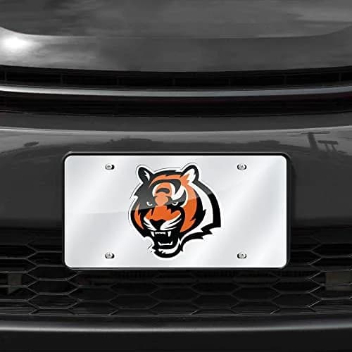Rico Industries Cincinnati Bengals Laser Tag License Plate 6x12" | Durable Acrylic, Officially Licensed, Made in USA thumbnail 2