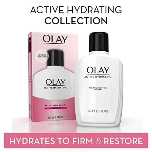 Olay Active Hydrating Beauty Fluid Lotion Original 120ml (4 Fl Oz) | Dermatologically Tested for Dry Skin thumbnail 4