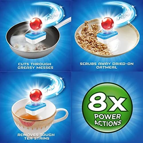 Finish All in 1 Dishwasher Detergent Tablets 32 Count | Powerball Formula for Brilliant Clean & Jet-Dry Shine thumbnail 2