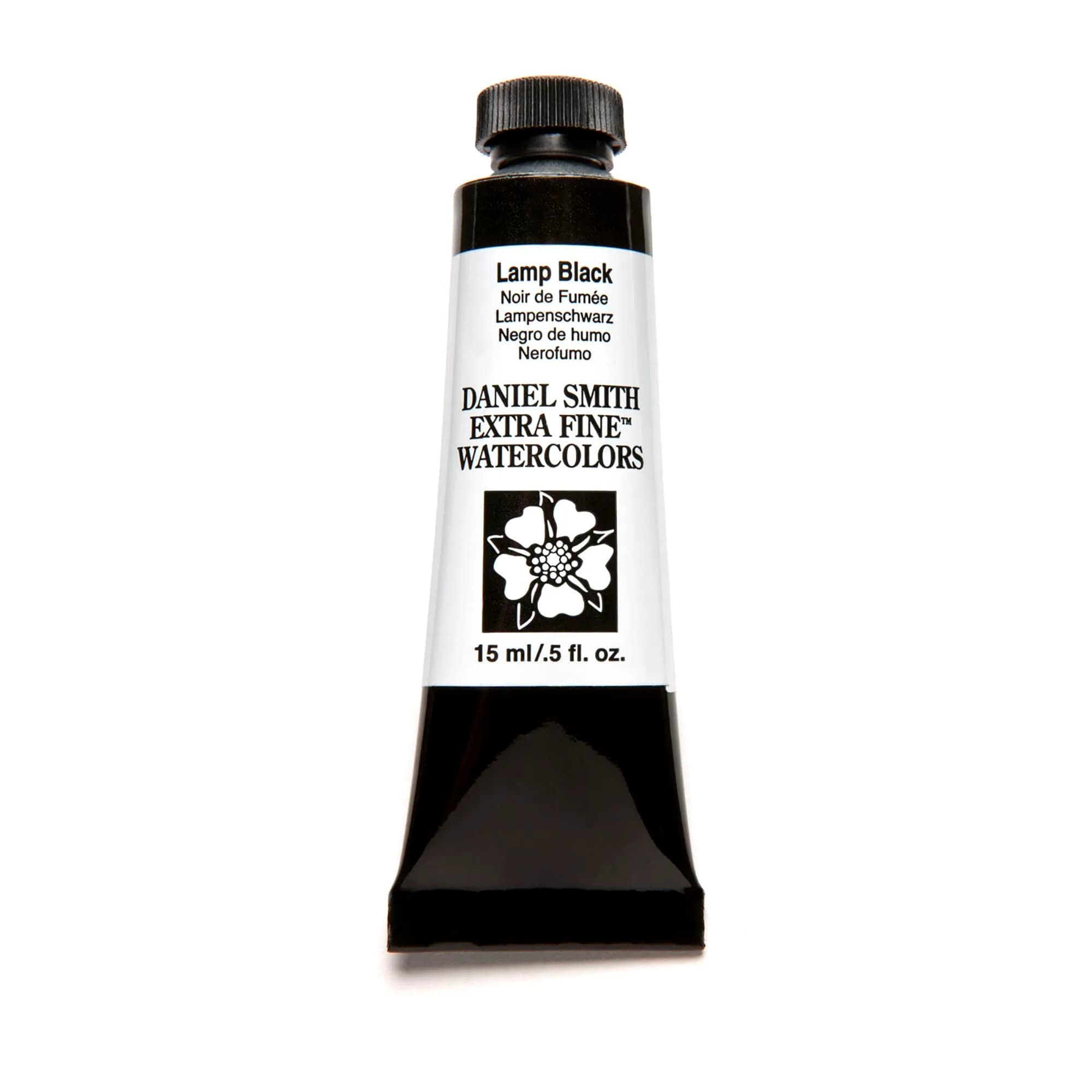 DANIEL SMITH Lamp Black Extra Fine Watercolor Paint 15ml - main product image
