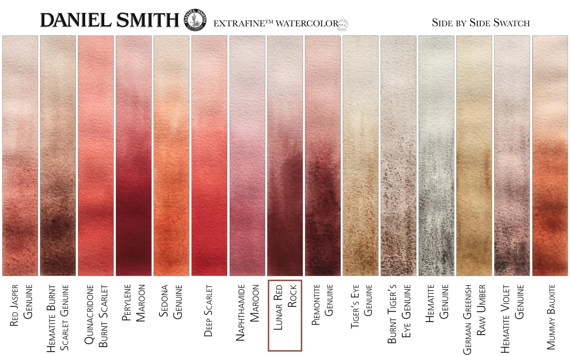 DANIEL SMITH Lunar Red Rock Iridescent Watercolor Paint 15ml (0.5 Fl Oz) | ASTM D4236 Certified - view 4