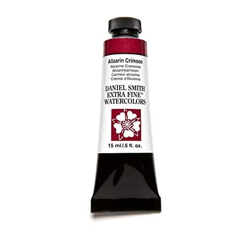 DANIEL SMITH Extra Fine Watercolor Paint Tube, Alizarin Crimson 15ml (0.5 Fl Oz) | ASTM D4236 Certified thumbnail 4