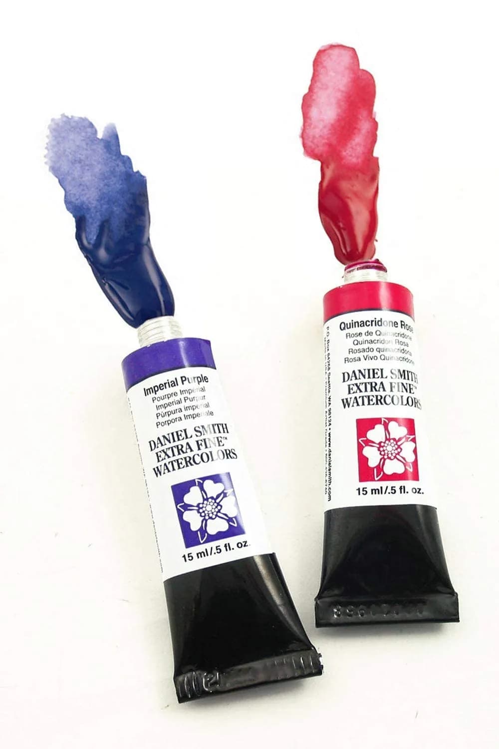 DANIEL SMITH Extra Fine Watercolor Paint Tube, Alizarin Crimson 15ml (0.5 Fl Oz) | ASTM D4236 Certified - view 2