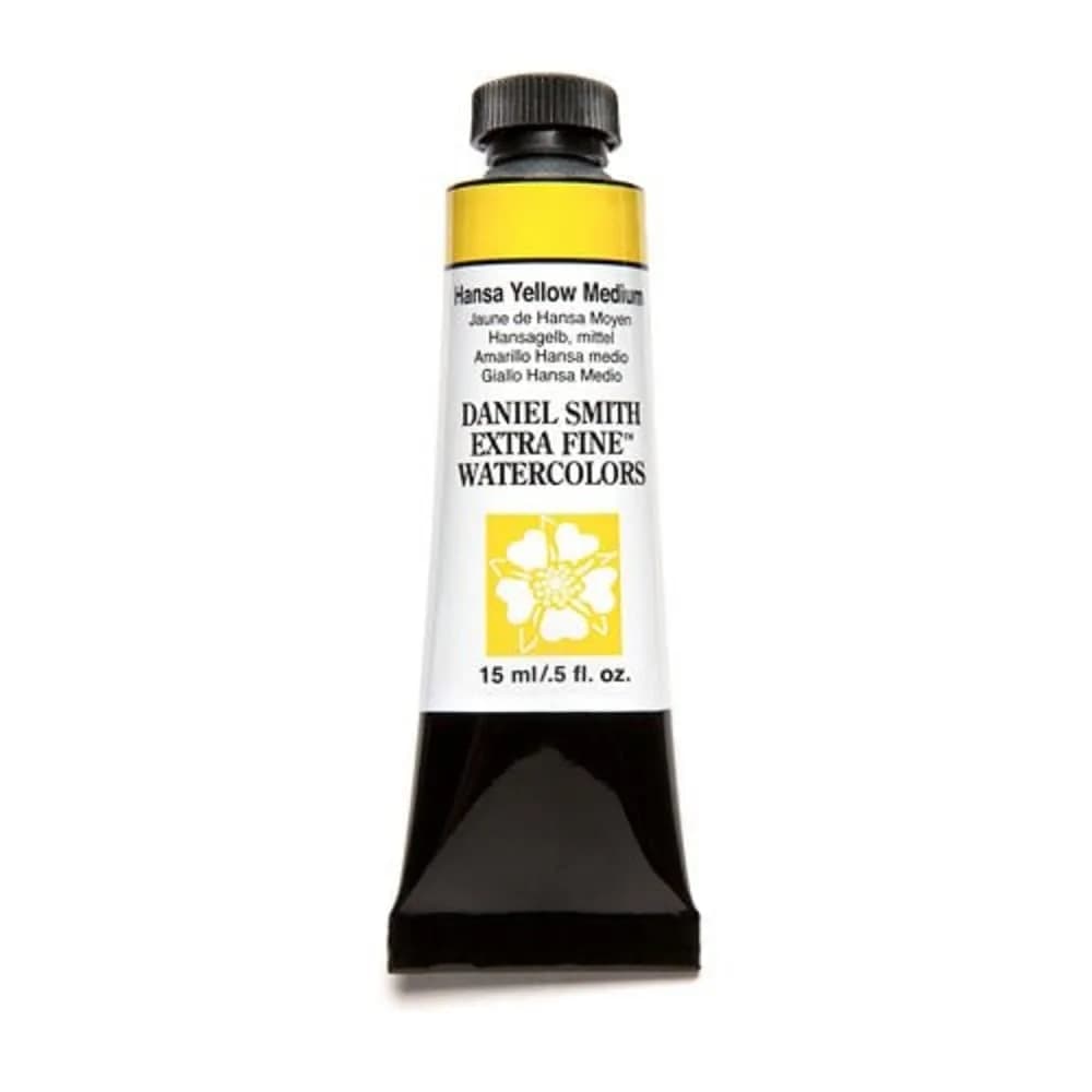 DANIEL SMITH Hansa Yellow Medium Iridescent Sapphire Watercolor Paint 15ml - main product image