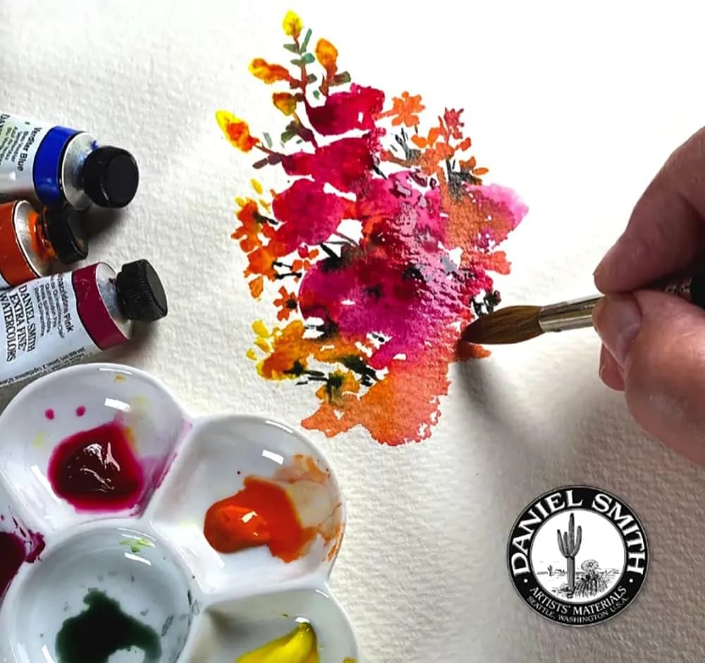 DANIEL SMITH Indian Yellow Watercolor Paint 15ml (0.5 Fl Oz) | ASTM D4236 Certified - view 4