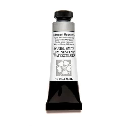 DANIEL SMITH Luminescent Watercolor Paint Iridescent Moonstone 15ml (0.5 fl oz) | ASTM Excellent Lightfastness thumbnail 1