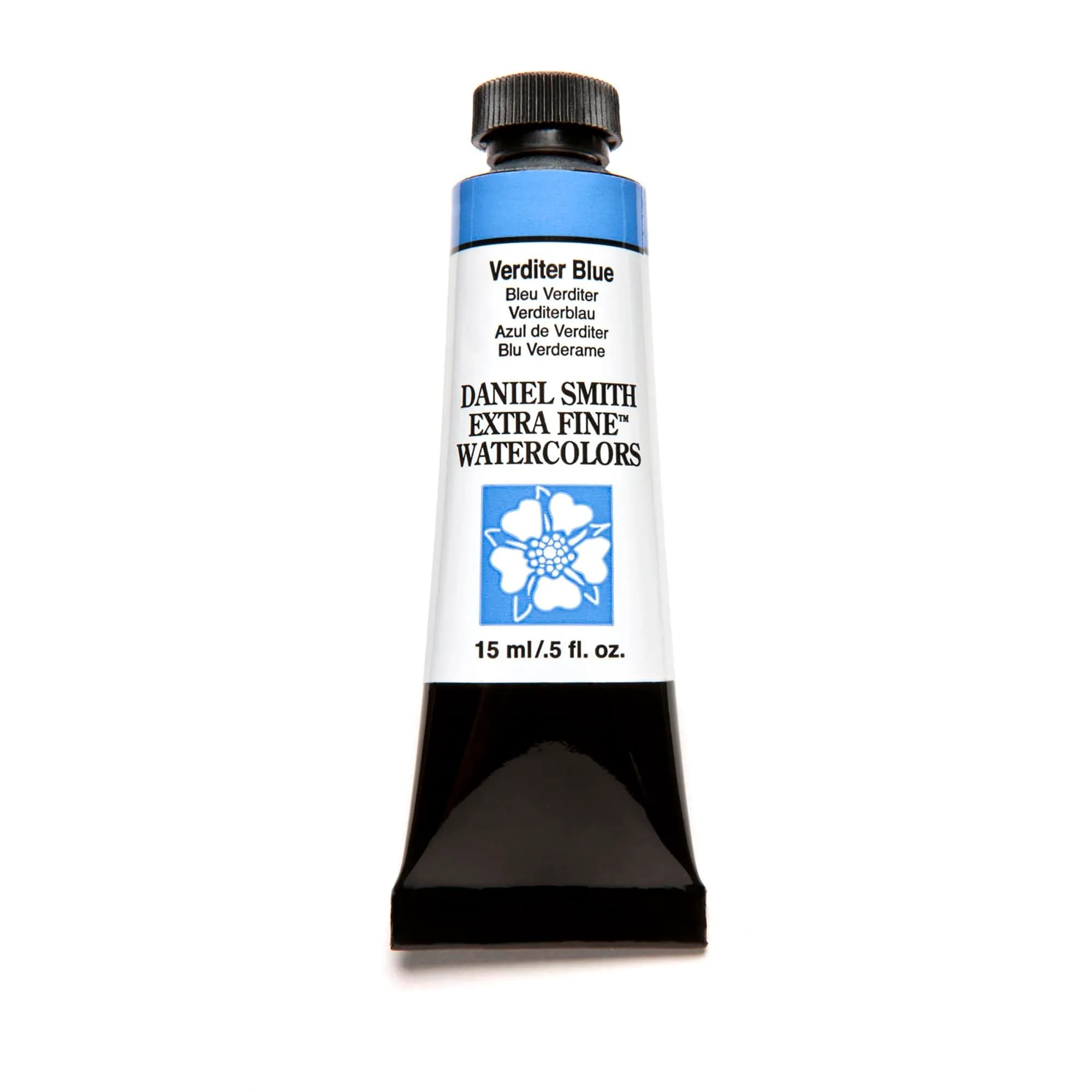 DANIEL SMITH Verditer Blue Iridescent Sapphire Watercolor Paint 15ml - main product image