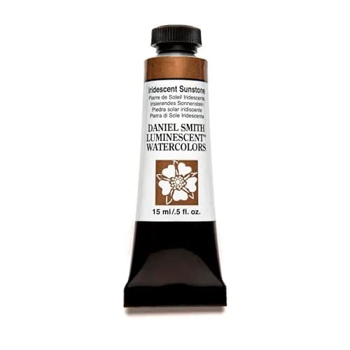DANIEL SMITH Luminescent Watercolor Paint Iridescent Sunstone 15ml (0.5 Fl Oz) | Professional Grade Art Paint thumbnail 1