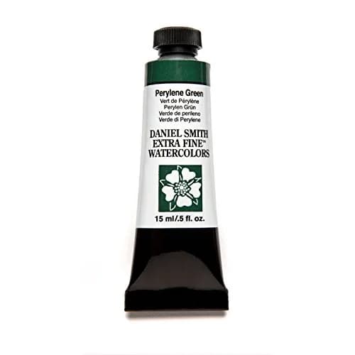 Daniel Smith Extra Fine Watercolor Perylene Green 15ml Tube | Unique Artist Color with Superior Lightfastness thumbnail 3
