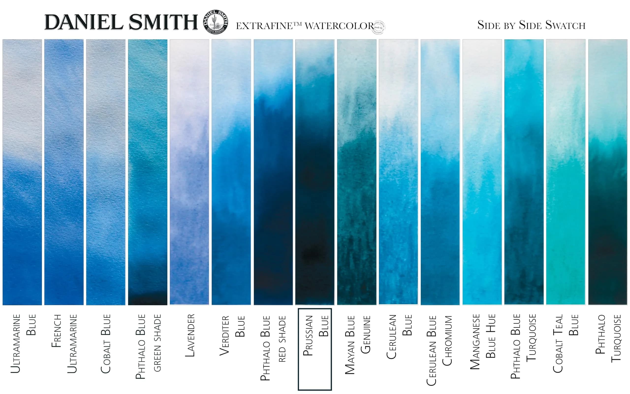 DANIEL SMITH Prussian Blue Iridescent Watercolor Paint 15ml (0.5 Fl Oz) | ASTM D4236 Certified - view 4