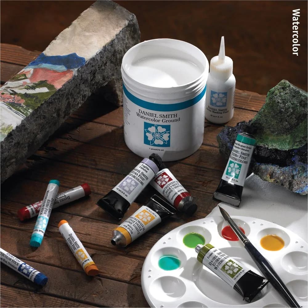 DANIEL SMITH Verona Gold Ochre Watercolor Paint 15ml (0.5 Fl Oz) | Artist Grade Pigment - view 3