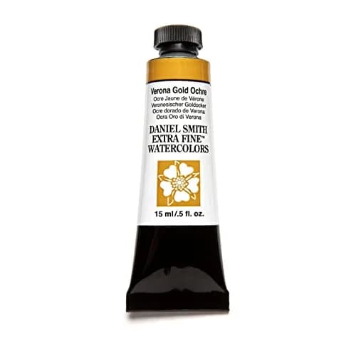 DANIEL SMITH Verona Gold Ochre Watercolor Paint 15ml (0.5 Fl Oz) | Artist Grade Pigment thumbnail 4