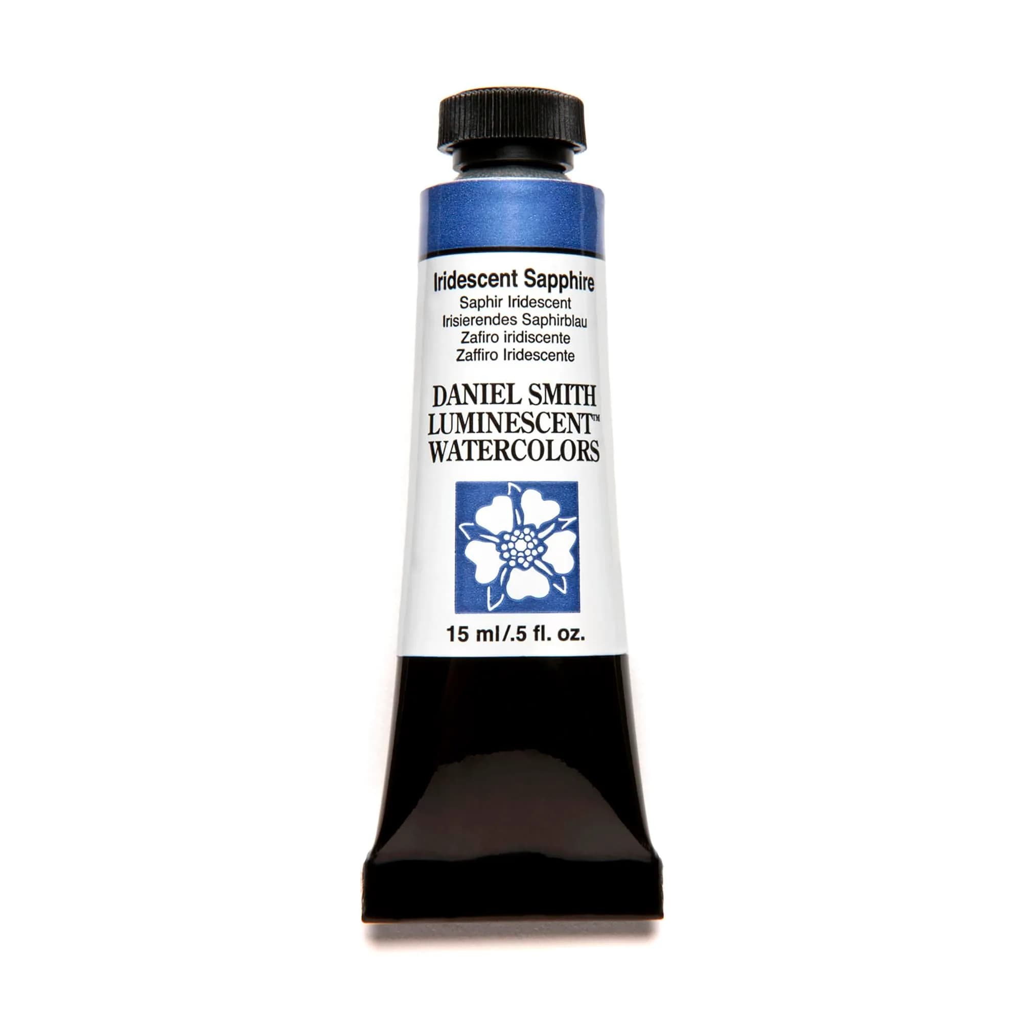 DANIEL SMITH Iridescent Sapphire Watercolor Paint 15ml (0.5 Fl Oz) | ASTM D4236 Certified - main product image
