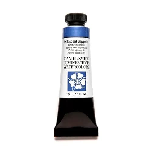 DANIEL SMITH Iridescent Sapphire Watercolor Paint 15ml (0.5 Fl Oz) | ASTM D4236 Certified thumbnail 1