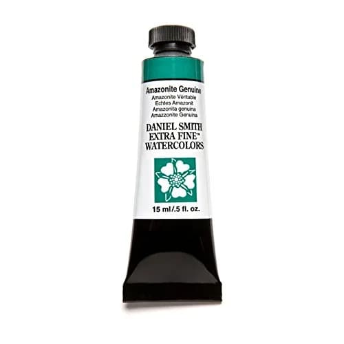 DANIEL SMITH Extra Fine Watercolor Paint Tube, Amazonite Genuine 15ml (0.5 Fl Oz) | ASTM D4236 Certified thumbnail 3