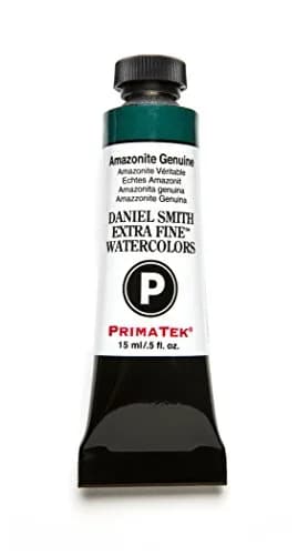 DANIEL SMITH Extra Fine Watercolor Paint Tube, Amazonite Genuine 15ml (0.5 Fl Oz) | ASTM D4236 Certified thumbnail 1