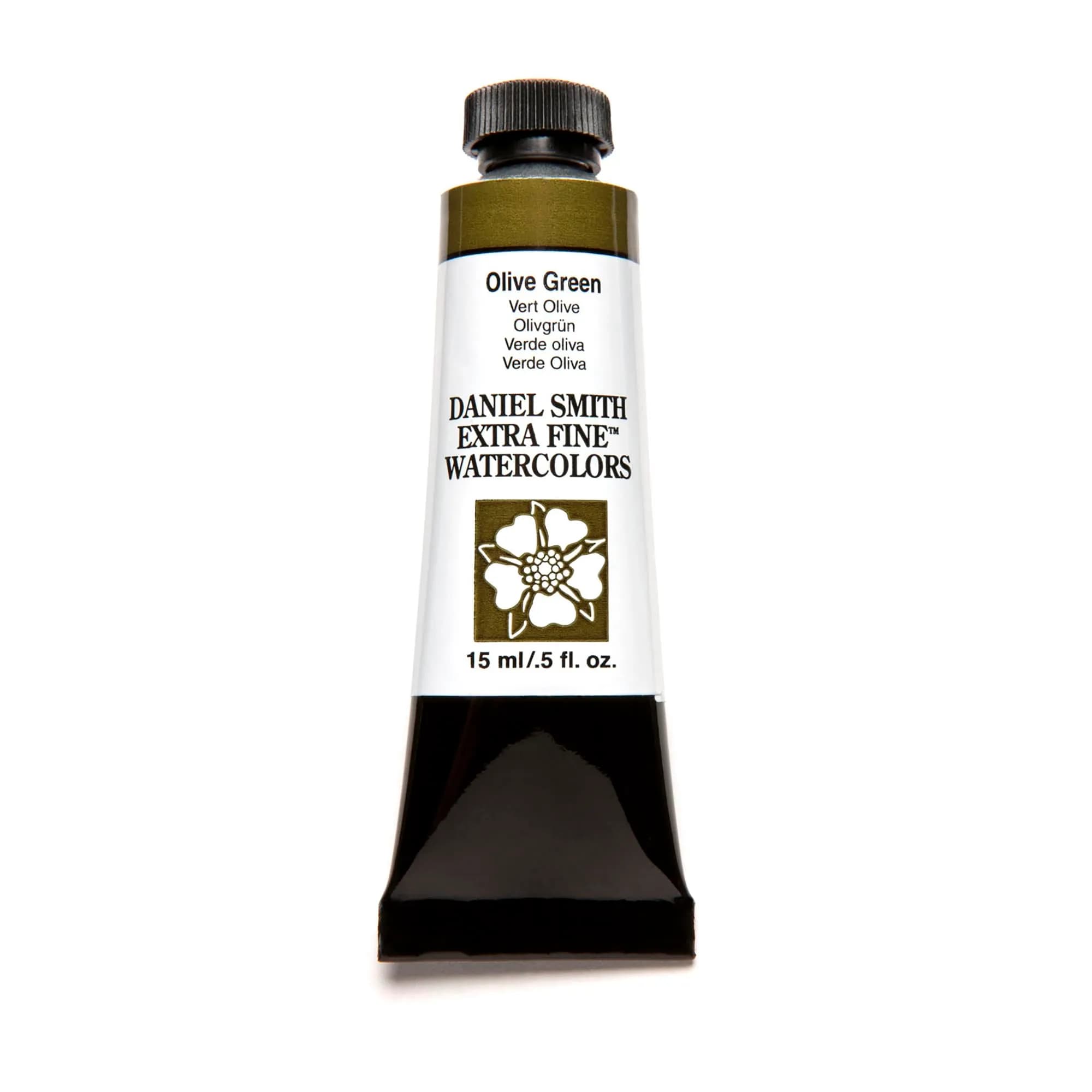 DANIEL SMITH Olive Green Extra Fine Watercolor Paint 15ml Tube | ASTM D4236 Certified - main product image