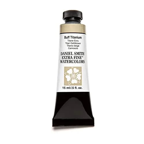 Daniel Smith Extra Fine Watercolor Paint Buff Titanium 15ml Tube | Lightfast, Pure, USA Made thumbnail 5