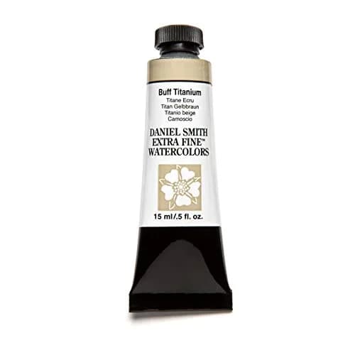 Daniel Smith Extra Fine Watercolor Paint Buff Titanium 15ml Tube | Lightfast, Pure, USA Made thumbnail 6