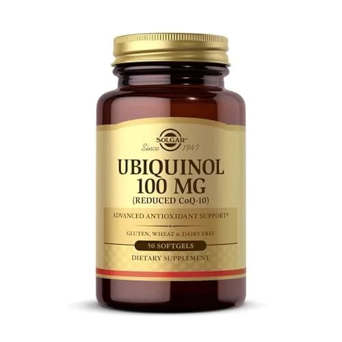 Solgar Ubiquinol 100 mg Softgels 50 Count (50 Servings) | Advanced Antioxidant Support thumbnail 1