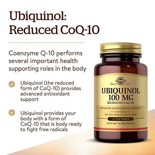 Solgar Ubiquinol 100 mg Softgels 50 Count (50 Servings) | Advanced Antioxidant Support thumbnail 4
